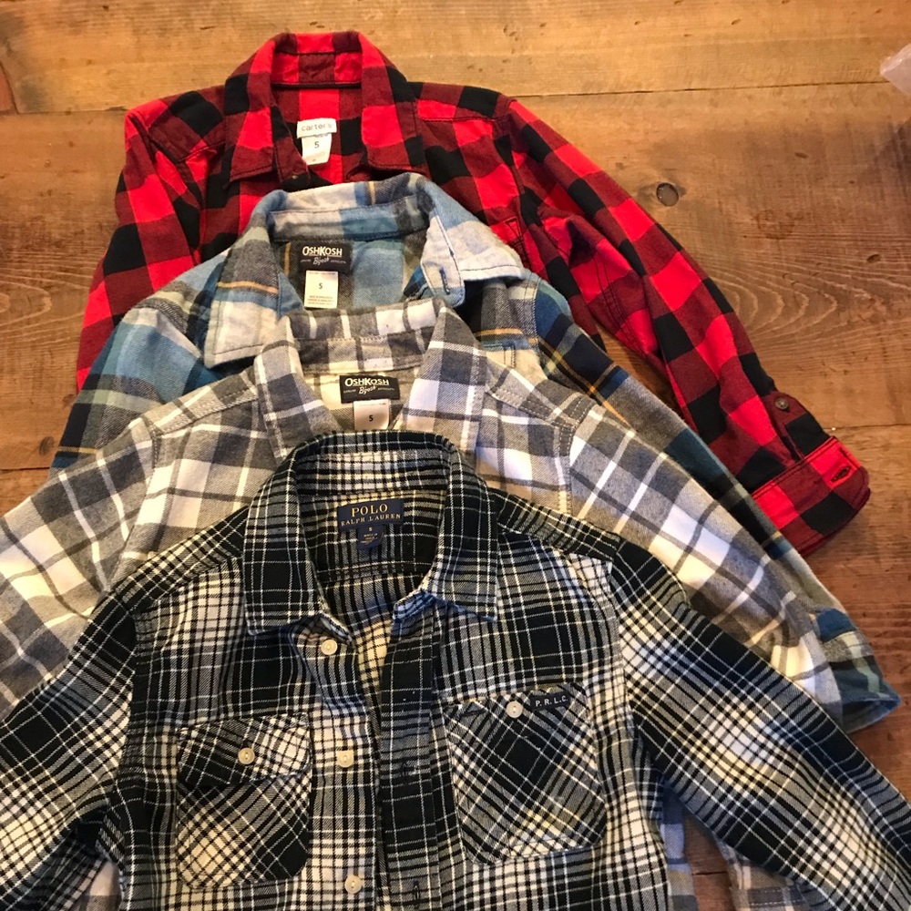 Lot of FOUR Boy’s 5T shirts